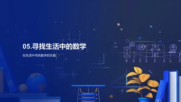 数学在生活中的应用PPT模板