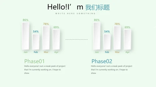 绿色小清新医务工作者工作汇报动态PPT