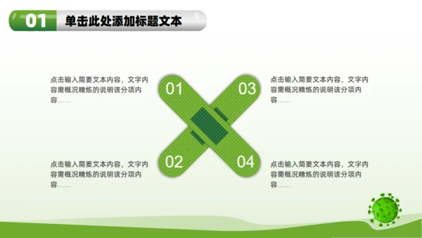 医疗健康行业总结汇报通用PPT模板