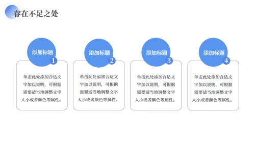 蓝色极简风格商务汇报通用PPT模板
