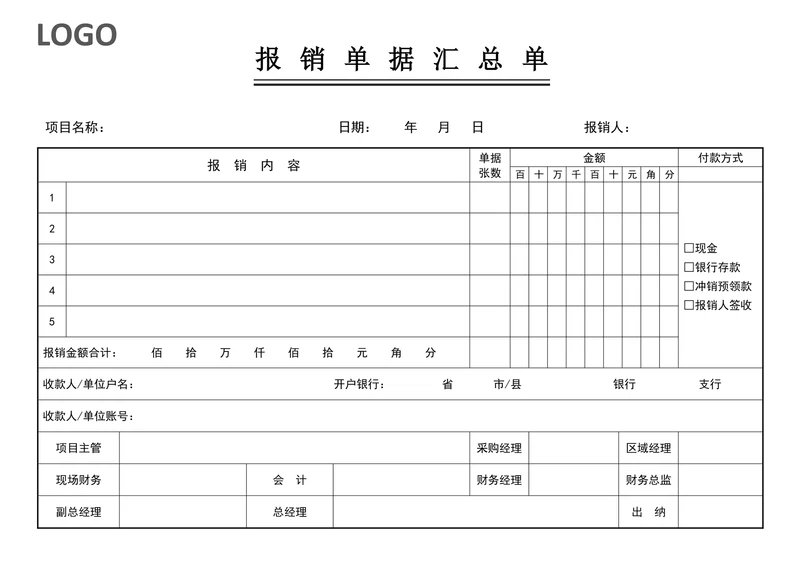 报销单