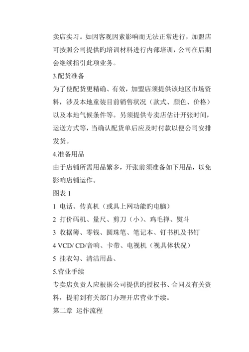 新版服装专卖店运营标准手册.docx