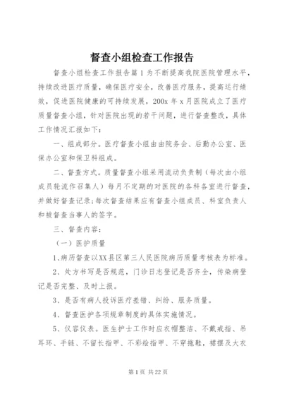 督查小组检查工作报告.docx