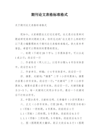 期刊论文表格标准格式.docx