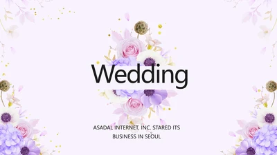 婚礼舞台开场片头相册婚礼纪念册PPT
