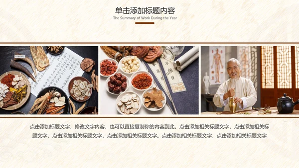 古典中医学中医院中医文化中草药PPT模板