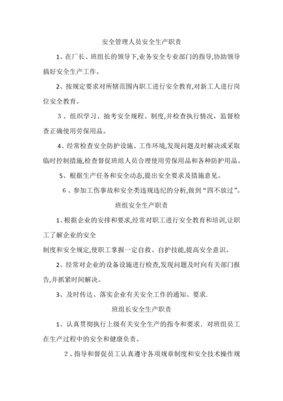 安全管理人员安全生产职责.docx