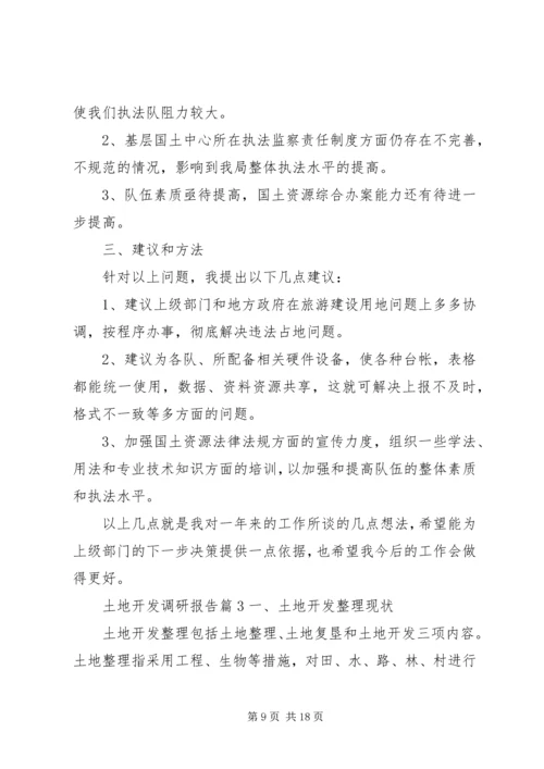 土地开发调研报告.docx