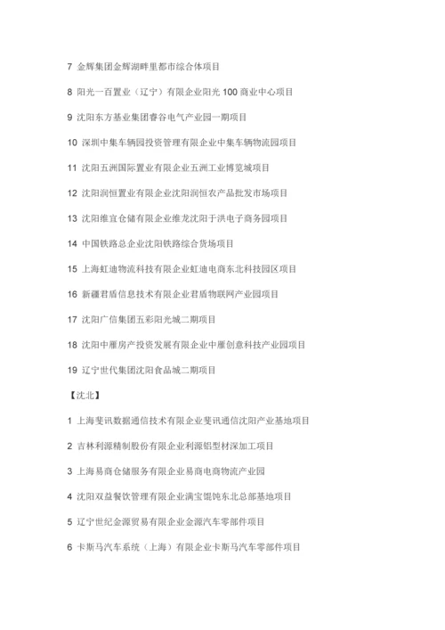 沈阳重点项目.docx