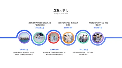 简约风流程关系6项PPT图文页