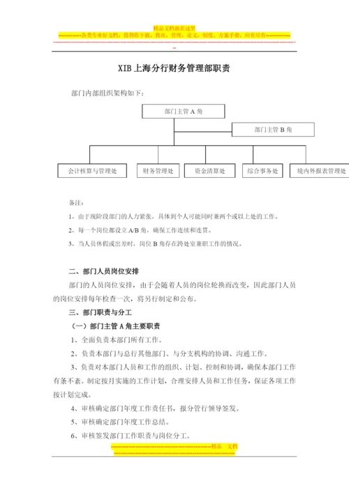 财务管理部职责介绍.docx