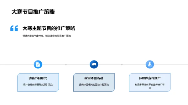 大寒气象与节目策划