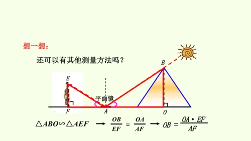 人教版数学九年级下册27.2.3相似三角形应用举例课件（31张PPT)