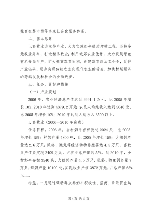 村社会主义新农村规划.docx