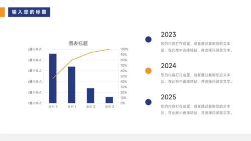 黄蓝杂志风简约学习汇报PPT模板