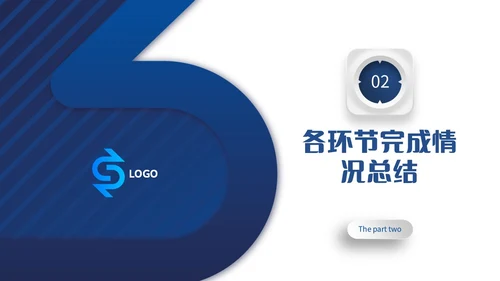 蓝色微立体公司品质部年终工作总结图表PPT年终总结