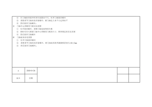 屏蔽门维修工艺51页