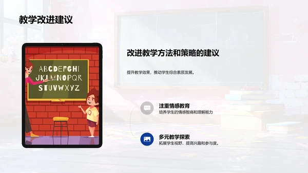 教学工作年度报告PPT模板