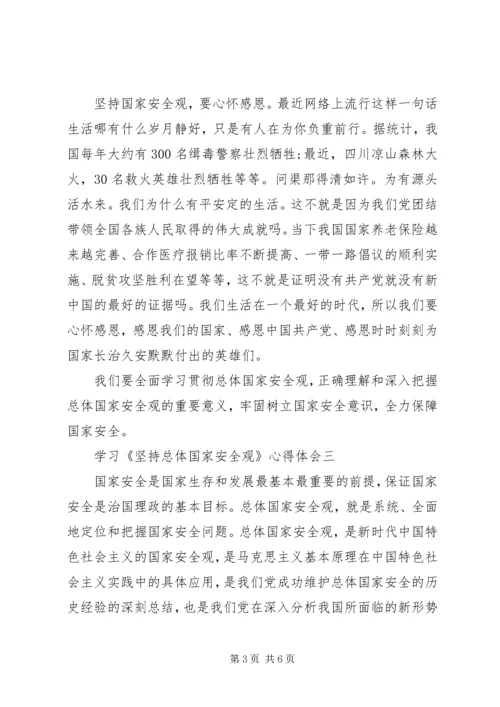 学习《坚持总体国家安全观》心得体会.docx