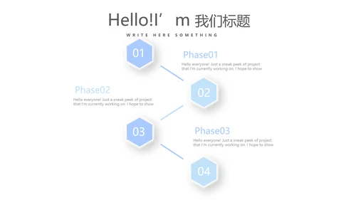 蓝色医疗医生述职报告动态PPT