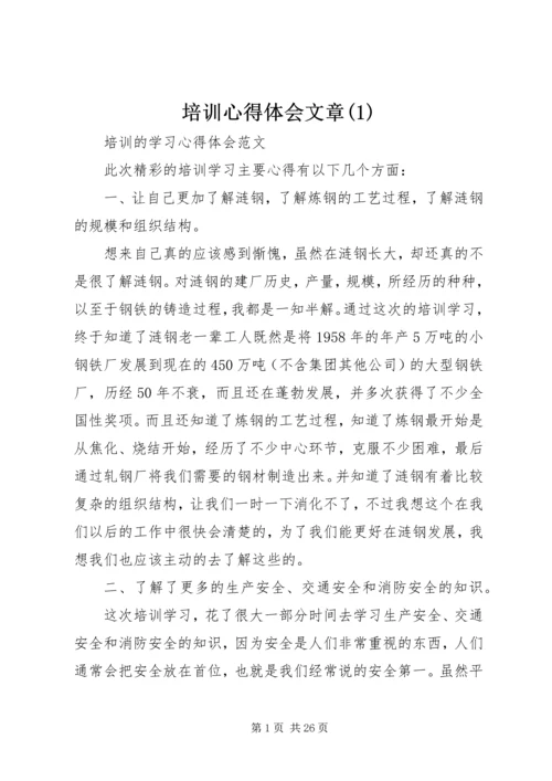 培训心得体会文章(2).docx