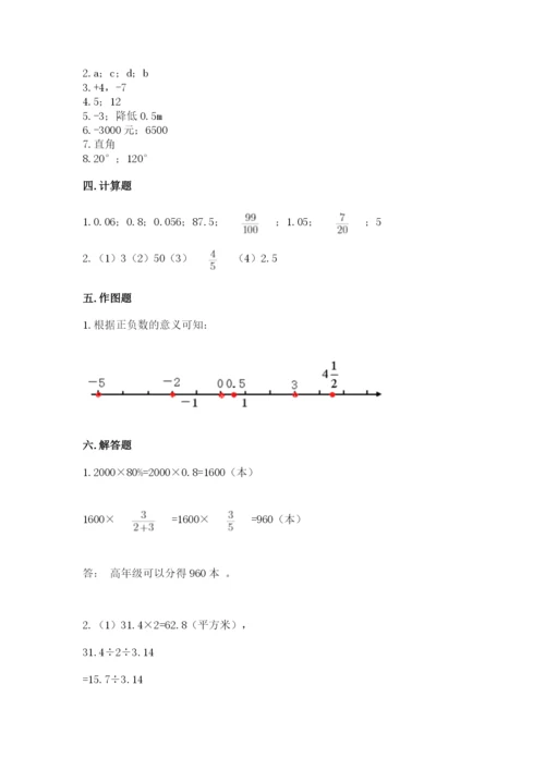 小升初数学期末测试卷及完整答案【名师系列】.docx