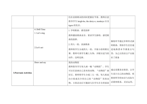 Unit 3 It has a short tail  B Fun time & Song time