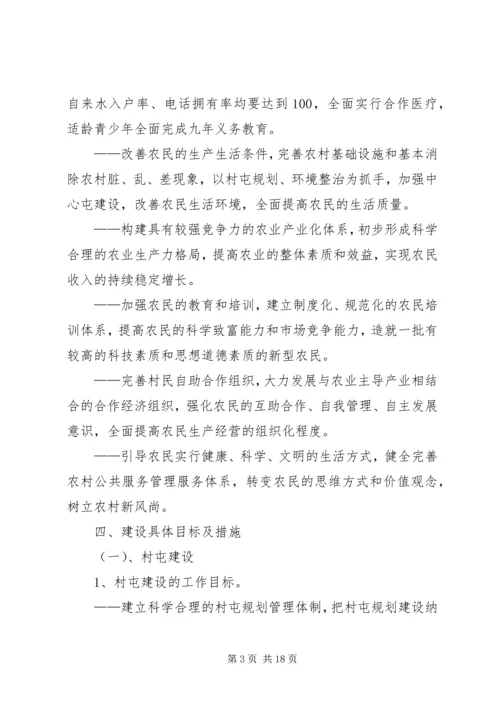 村社会主义新农村建设发展规划 (7).docx