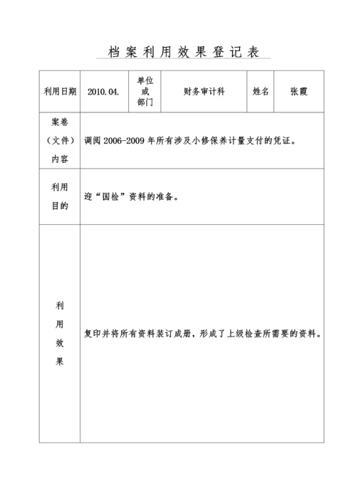 档案利用效果登记表.docx