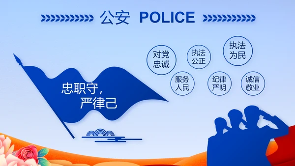 公安机关党史学习工作总结动态PPT