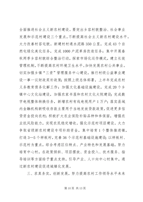 县委书记在全县农村工作会议上的讲话 (8).docx