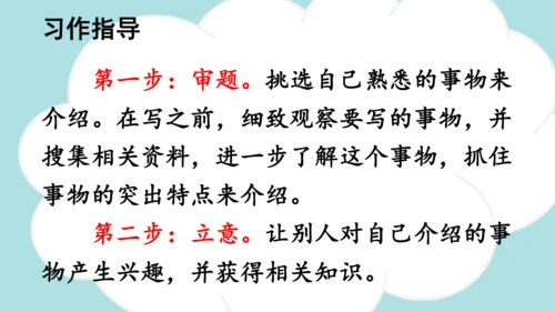 统编版-2024-2025学年五年级语文上册同步精品习作：介绍一种事物 课件