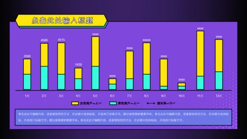 漫画扁平年终工作总结通用PPT模板
