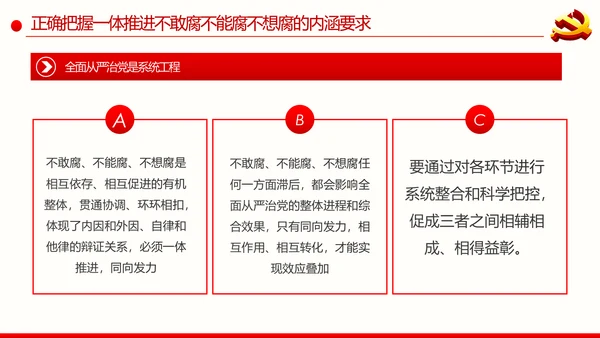 全面从严治党反腐倡廉微腐败党课PPT模板