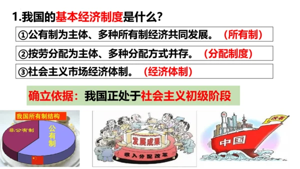 第5课 我国的政治和经济制度复习课件（43张PPT）