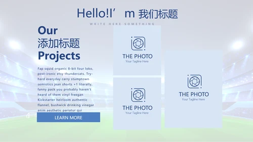 足球队年年终总结动态PPT