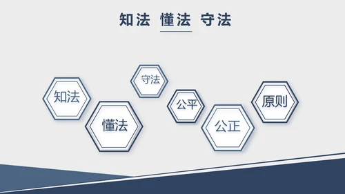 蓝色大气法律法学宣传工作汇报PPT动态模板