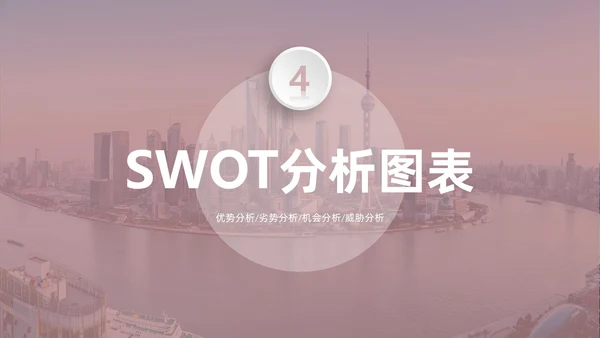莫兰迪茶色商务SWOT分析培训PPT模板