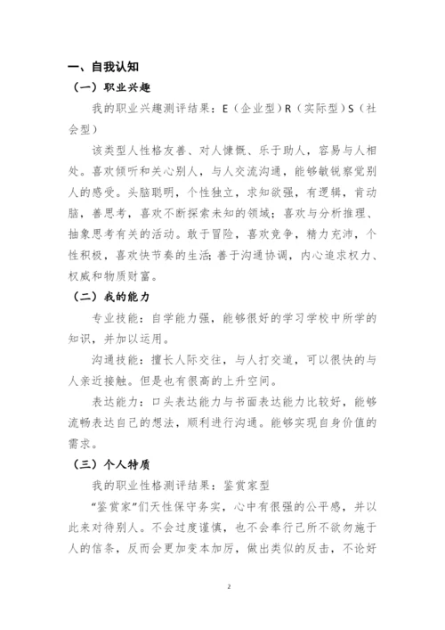 13页4100字机电一体化专业职业生涯规划.docx