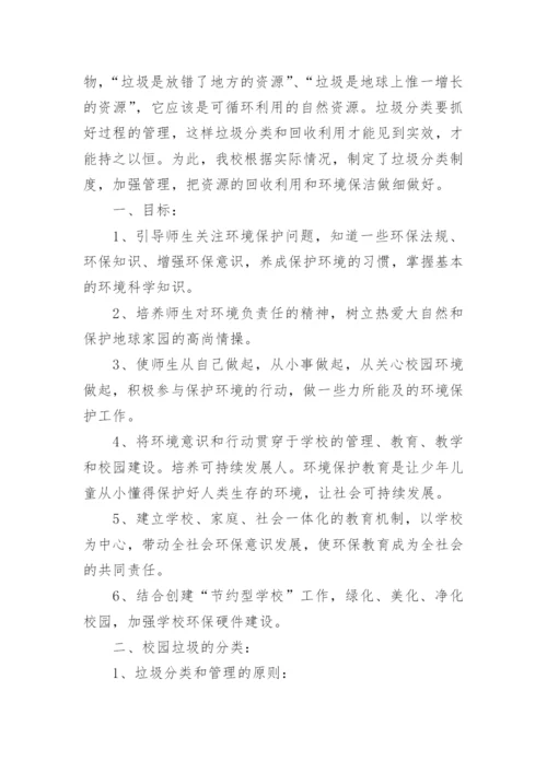 关于垃圾分类考核制度.docx