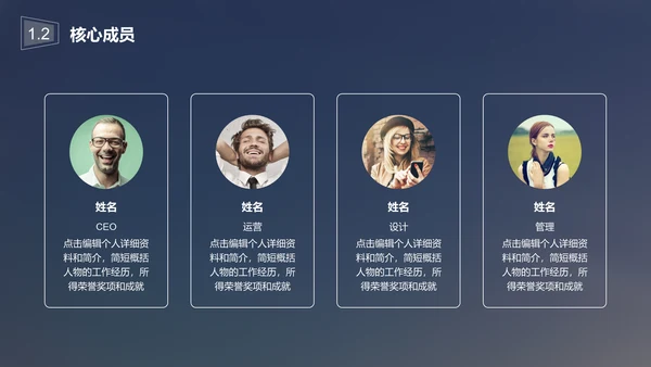 大气版商业创业计划书幻灯片通用PPT模板