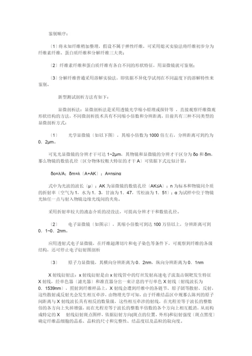 纺织纤维的鉴定.docx