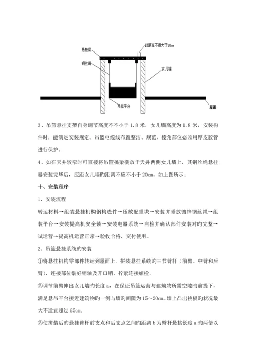 吊篮安全专项综合施工专题方案.docx