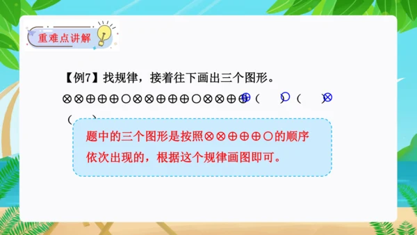 第七单元：找规律单元复习课件(共26张PPT)人教版一年级数学下册