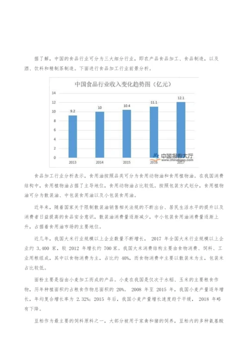 食品加工行业前景分析-产业报告.docx