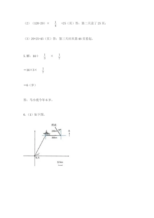 人教版六年级上册数学期中测试卷【考点提分】.docx