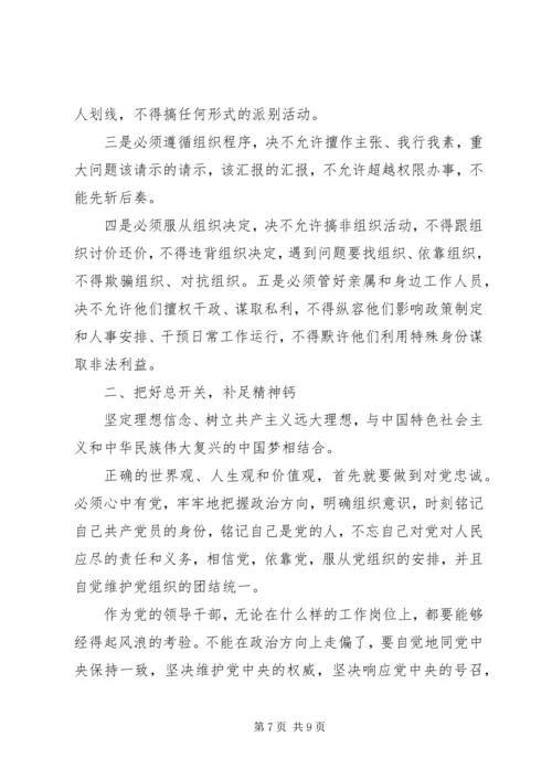 四讲四有讲政治有信念发言稿 (5).docx