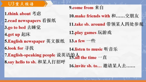 Module 1 How to learn English 模块综合与测试 复习课件 图片版预览PP