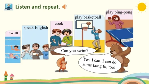 Unit 4 What can you do Part B Let's learn课件(共25张PP