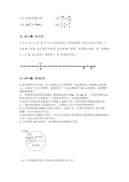 青岛版六年级数学下册期末测试题附答案【培优a卷】.docx